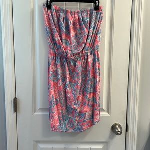 Lilly Pulitzer strapless dress
